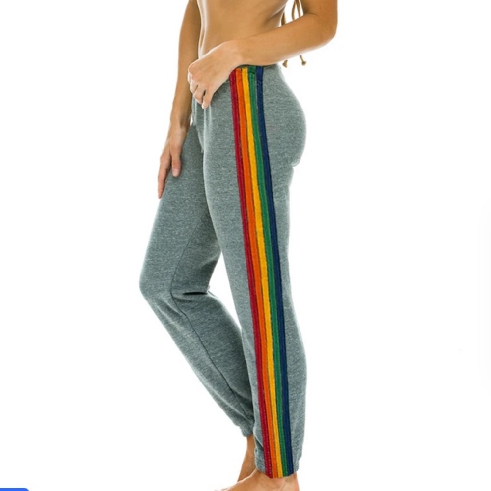 SOLD Aviator Nation 5 Stripe Sweatpants